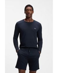 BOSS - Long-Sleeved Top - Lyst