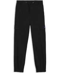 HUGO - Relaxed-Fit Cargo-Hose Aus Stretch-Baumwolle - Lyst