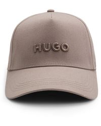 HUGO - Cap Aus Baumwoll-Twill Mit Logo - Lyst
