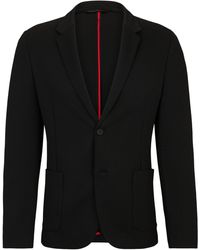 HUGO - Veste Slim Fit en jersey stretch performant - Lyst