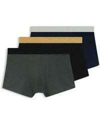 BOSS - Three-Pack Of Cotton-Blend Trunks - Lyst