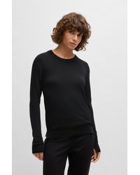 BOSS - Crew-Neck Sweater - Lyst