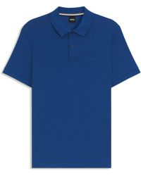 BOSS - Pallas Poloshirt Aus Baumwoll-Piqué Mit Logo-Details - Lyst