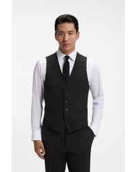 BOSS - Slim-Fit Waistcoat - Lyst