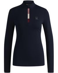 BOSS - Equestrian Slim-Fit Training Shirt - Lyst