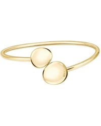 BOSS - Tone Bangle With Pebble-Style Nuggets - Lyst