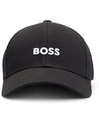 BOSS - Cap aus Baumwoll-Twill mit sechs Bahnen und Logo-Stickerei - Lyst