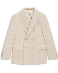 BOSS - Slim-Fit Sakko Aus Baumwoll-Cord Mit Alpaka - Lyst