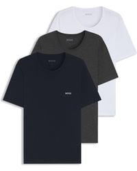 BOSS - 3er-Pack T-Shirts RN 3P CLASSIC Regular Fit - Lyst