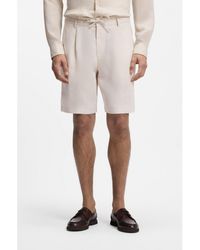 BOSS - Tapered-Fit Shorts - Lyst