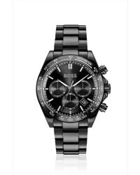 BOSS - Hero 2.0-Dial Chronograph Watch With Tonal Bracelet - Lyst