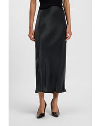 BOSS - Black Women's A-line Skirts Size 0 - Lyst