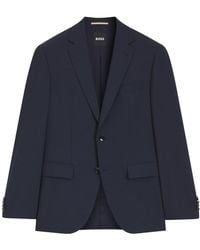 BOSS - Regular-Fit Colbert Van Stretchwol - Lyst