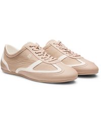 HUGO - Low-Top Trainers With Leather And Suede - Lyst