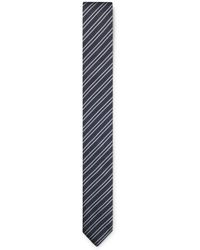 HUGO - Silk Tie With Diagonal Stripes - Lyst