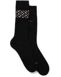BOSS - Two-pack Of Regular-length Socks With Signature Detail - Lyst