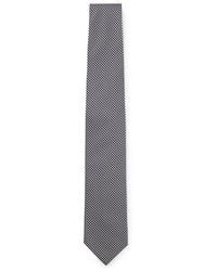 BOSS - Gemusterte Krawatte Aus - Lyst