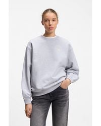 HUGO - Relaxed-Fit Sweatshirt - Lyst