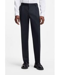 HUGO - Slim-Fit Trousers - Lyst