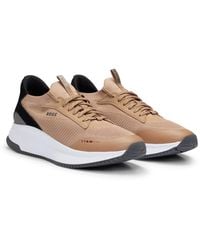 BOSS - Ttnm Evo-Sneakers Met Gebreide Bovenzijdes - Lyst