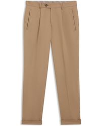BOSS - Relaxed-Fit Twill-Hose Aus Baumwoll-Mix - Lyst