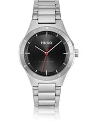 HUGO - Lit-Dial Watch With Link Bracelet - Lyst