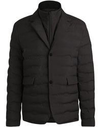 BOSS - Equestrian Blazer-Style Quilted Jacket - Lyst