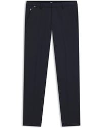 BOSS - Slim-Fit Broek Van Een Katoenmix Met Stretch - Lyst