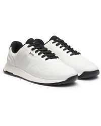 BOSS - Ttnm Mesh Trainers With Smooth Trims - Lyst