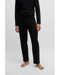 BOSS - Pajama Bottoms With Embroidered Logo - Lyst