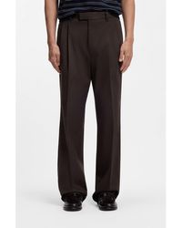 BOSS - Oversized-Fit Trousers - Lyst