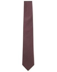 BOSS - Silk Jacquard Tie With A Micro Pattern - Lyst