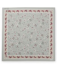 HUGO - Scarf With Digital Print - Lyst