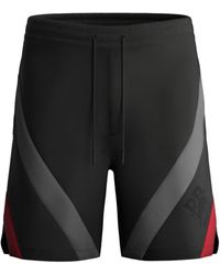 HUGO - X Rb Oversized-fit Shorts Met Kenmerkend Stiermotief - Lyst
