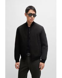 BOSS - Regular-fit Jacket In Bi-stretch Fabric - Lyst