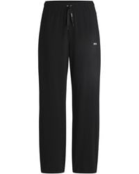 BOSS - Bas De Pyjama En Coton Stretch Avec Logos - Lyst