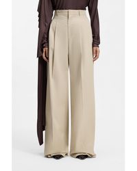 BOSS - Wide-Leg Trousers - Lyst