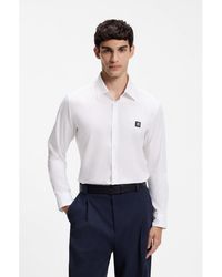 HUGO - Slim-Fit Shirt - Lyst