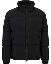 HUGO Water-repellent Lacquered Puffer Jacket With Stacked Logos in ...
