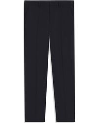 BOSS - Filigran Gemusterte Regular-Fit Hose Aus Stretch-Gewebe - Lyst