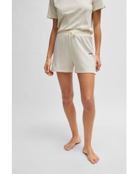 BOSS - Drawstring Pyjama Shorts - Lyst
