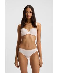 BOSS - Stretch-Jersey Briefs With Logo Waistband - Lyst