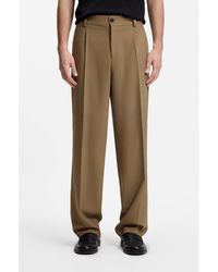 HUGO - Modern-Fit Trousers - Lyst
