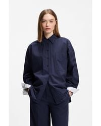 HUGO - Regular-Fit Blouse - Lyst