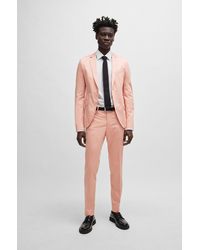 BOSS - Costume Extra Slim Fit en coton stretch - Lyst
