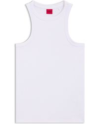 HUGO - Blusentop Top The Plain Tank - Lyst