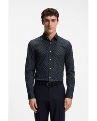 BOSS - Slim-Fit Business Shirt - Lyst