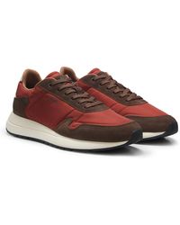 BOSS - Lace-Up Trainers - Lyst