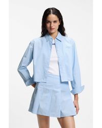 HUGO - Relaxed-Fit Blouse - Lyst