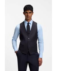 BOSS - One Slim-Fit Waistcoat - Lyst